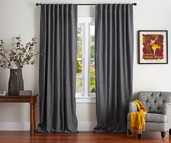 Blackout Curtain Grey